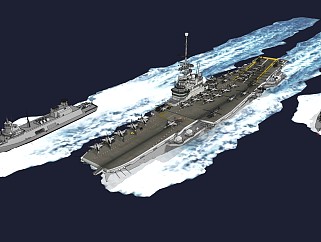 精细船只军事模型军舰 航母 潜水艇